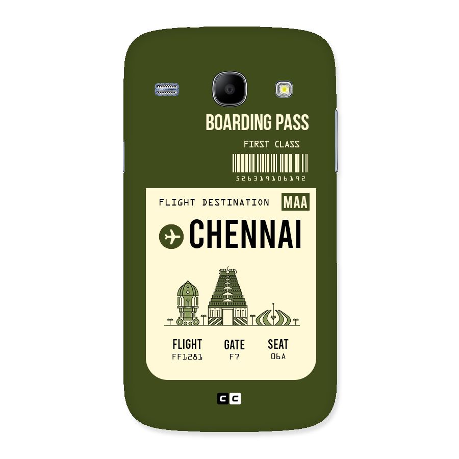Chennai Boarding Pass Back Case for Galaxy Core