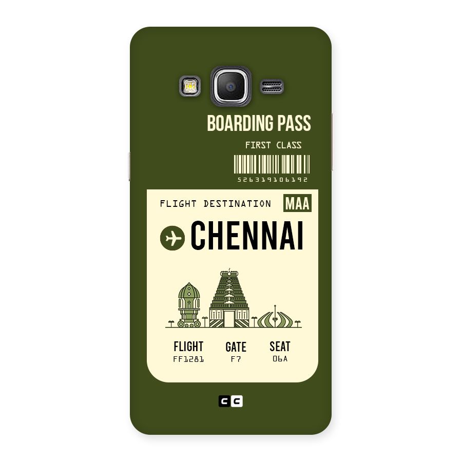 Chennai Boarding Pass Back Case for Galaxy Grand Prime