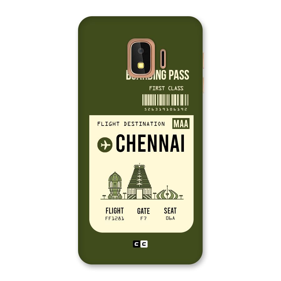 Chennai Boarding Pass Back Case for Galaxy J2 Core