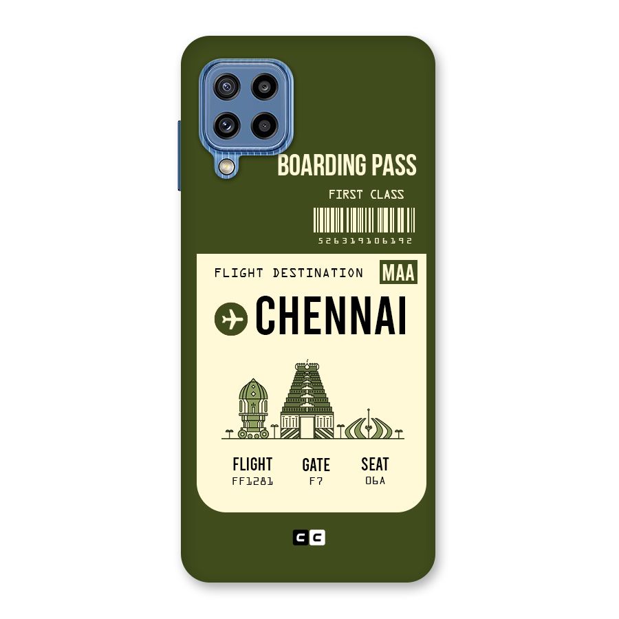 Chennai Boarding Pass Back Case for Galaxy M32