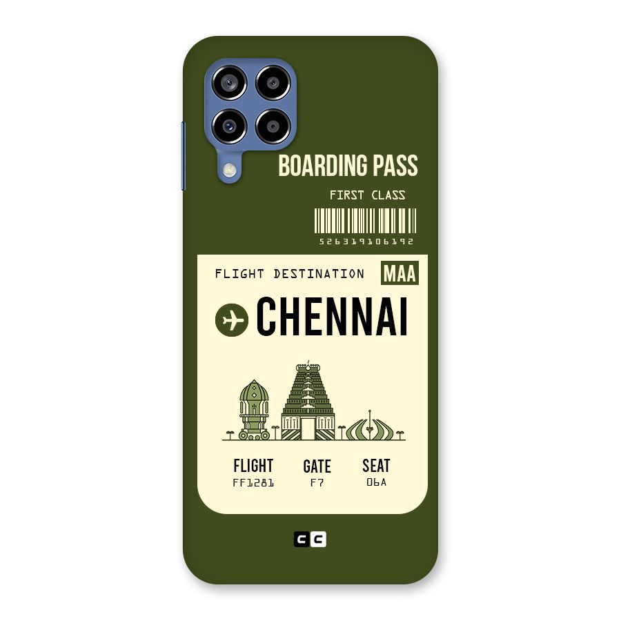 Chennai Boarding Pass Back Case for Galaxy M53 5G