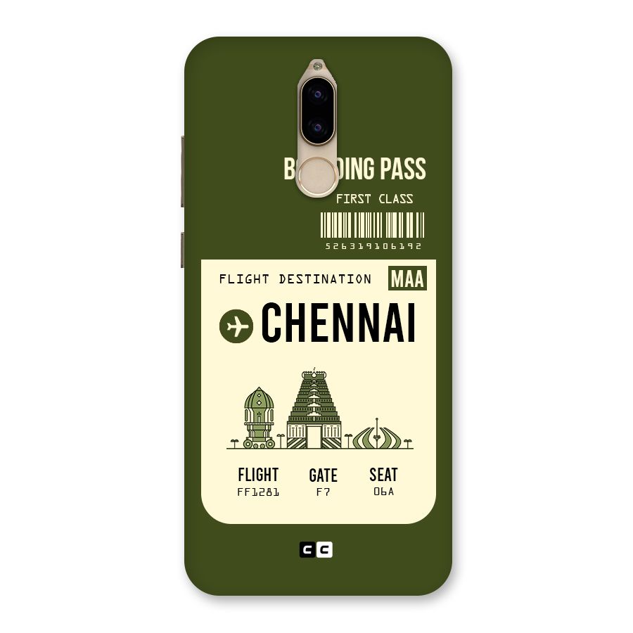 Chennai Boarding Pass Back Case for Honor 9i