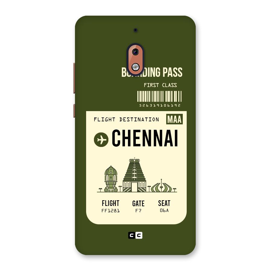 Chennai Boarding Pass Back Case for Nokia 2.1