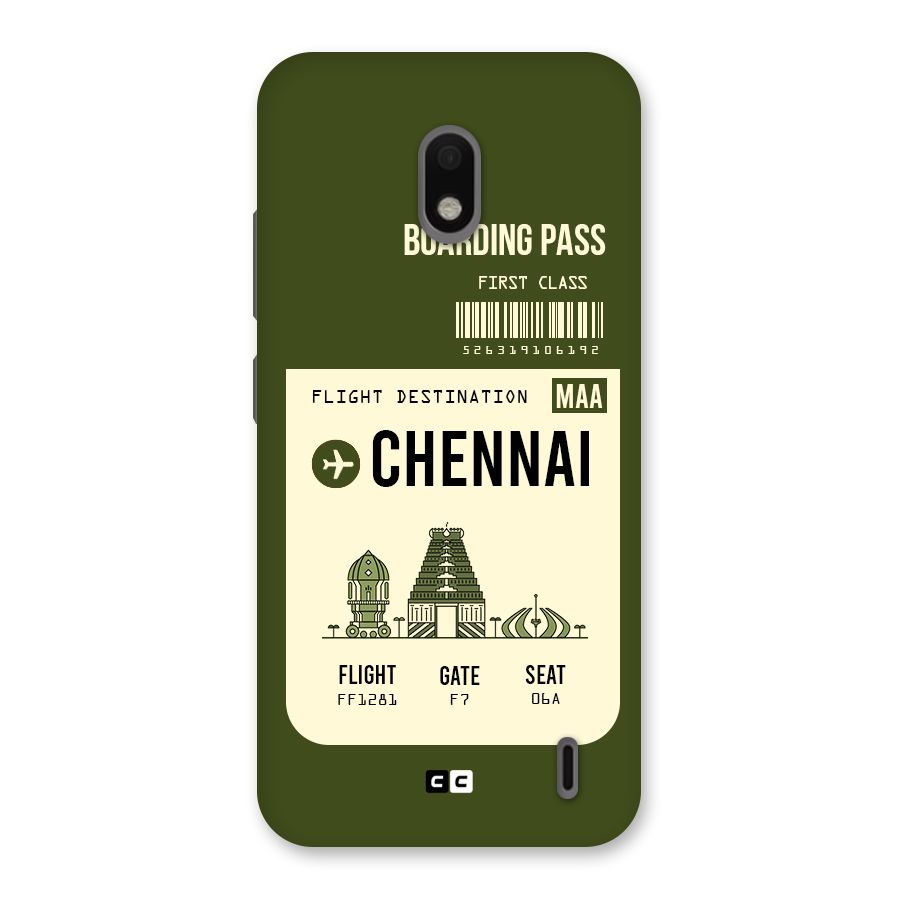 Chennai Boarding Pass Back Case for Nokia 2.2