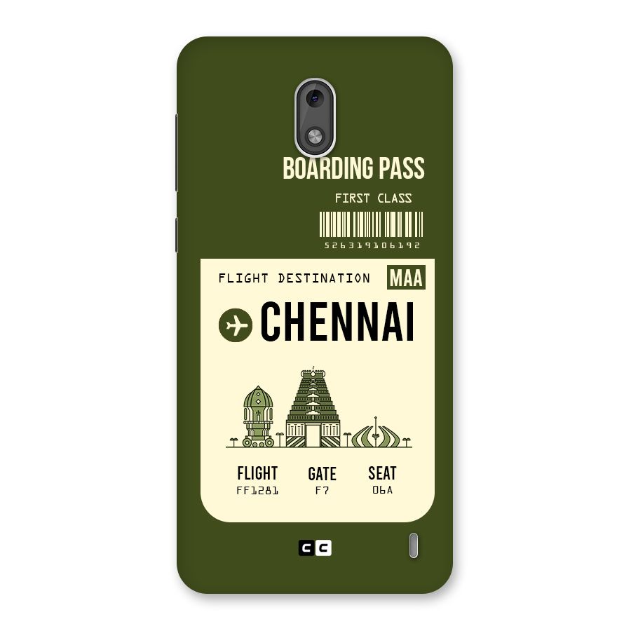 Chennai Boarding Pass Back Case for Nokia 2