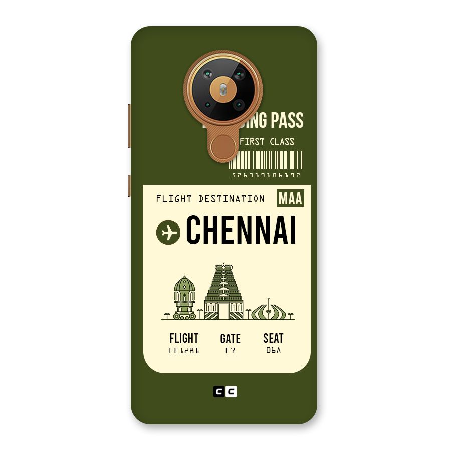 Chennai Boarding Pass Back Case for Nokia 5.3