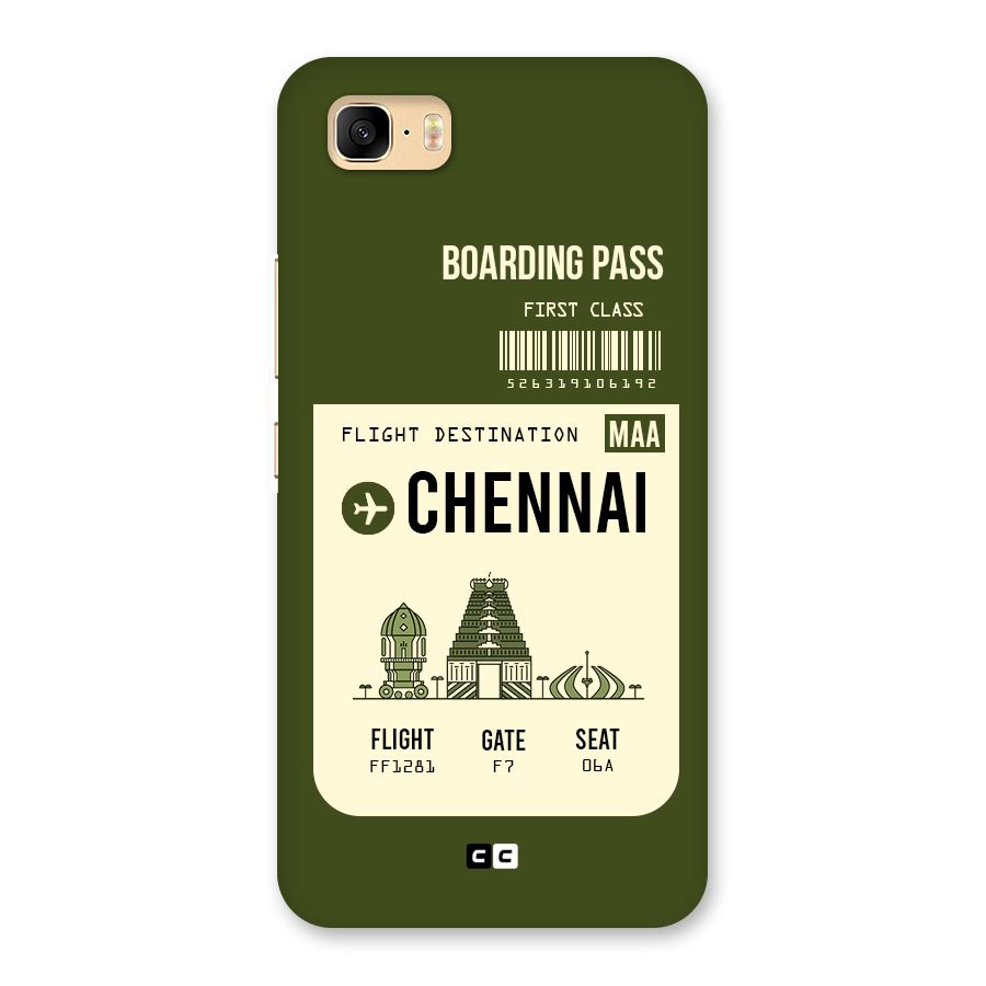 Chennai Boarding Pass Back Case for Zenfone 3s Max