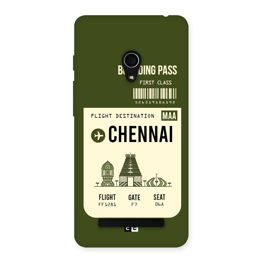 Chennai Boarding Pass Back Case for Zenfone 5