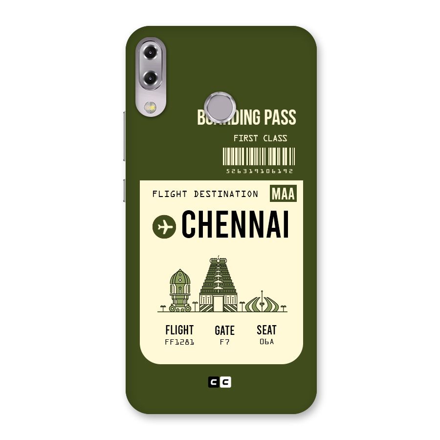 Chennai Boarding Pass Back Case for Zenfone 5Z