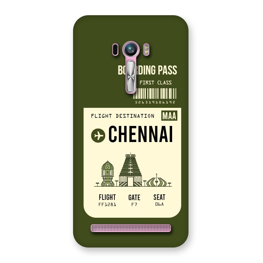 Chennai Boarding Pass Back Case for Zenfone Selfie