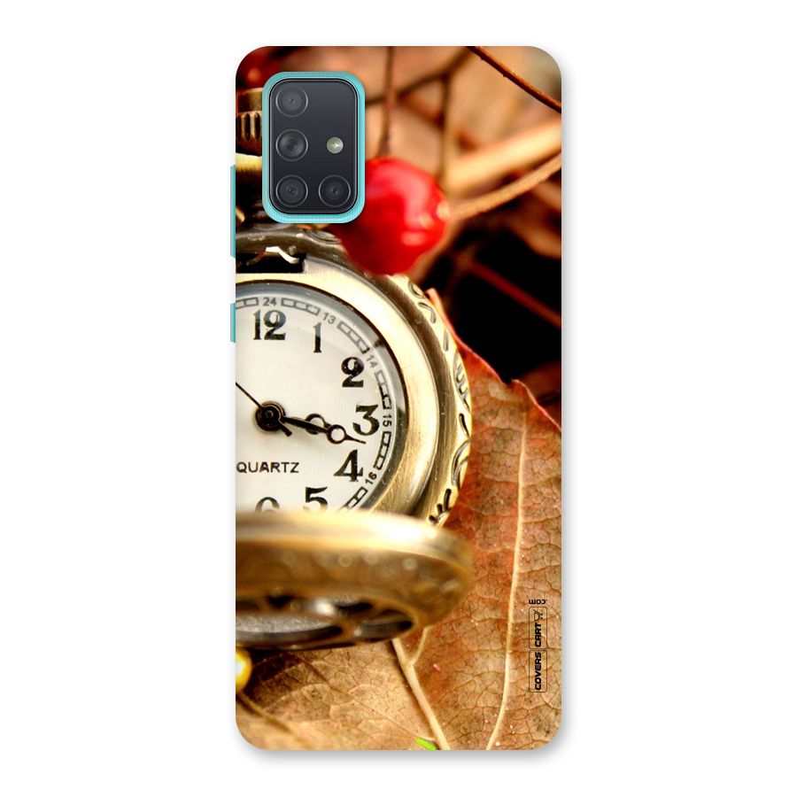 Cherry And Clock Back Case for Galaxy A71