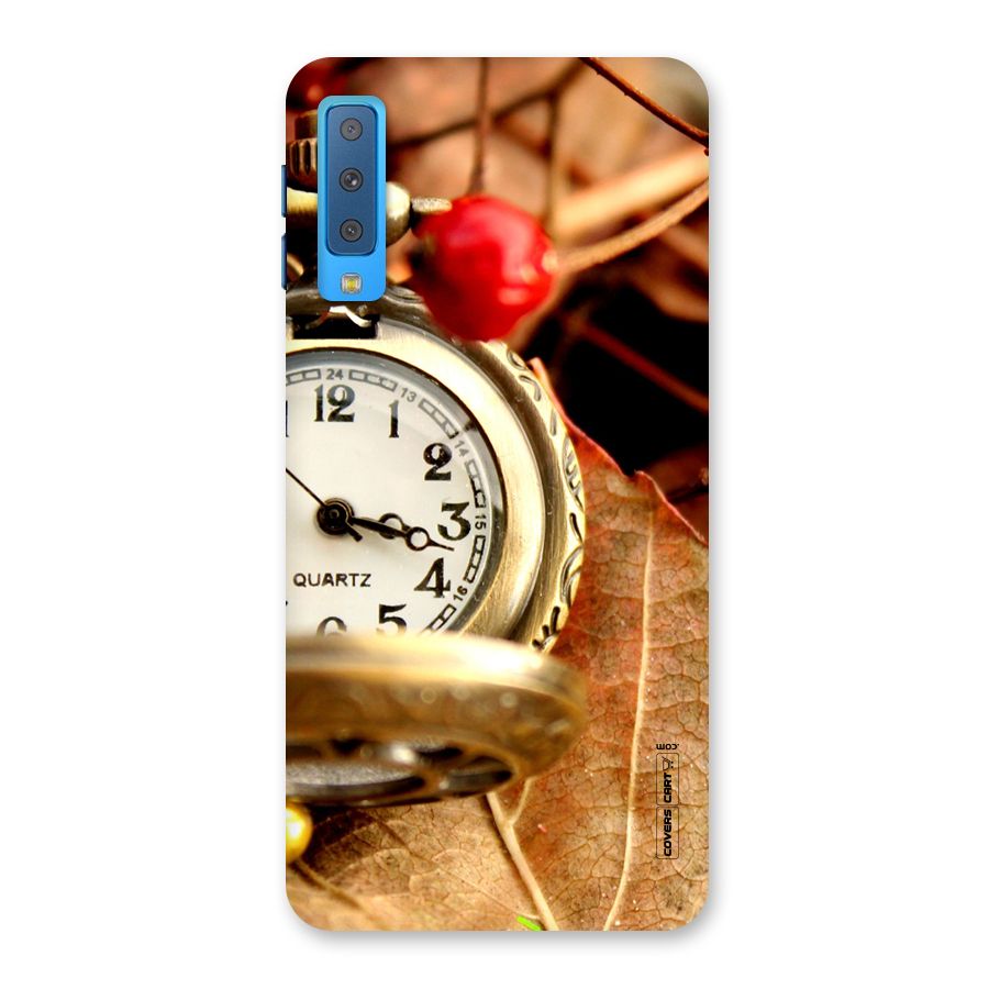 Cherry And Clock Back Case for Galaxy A7 (2018)