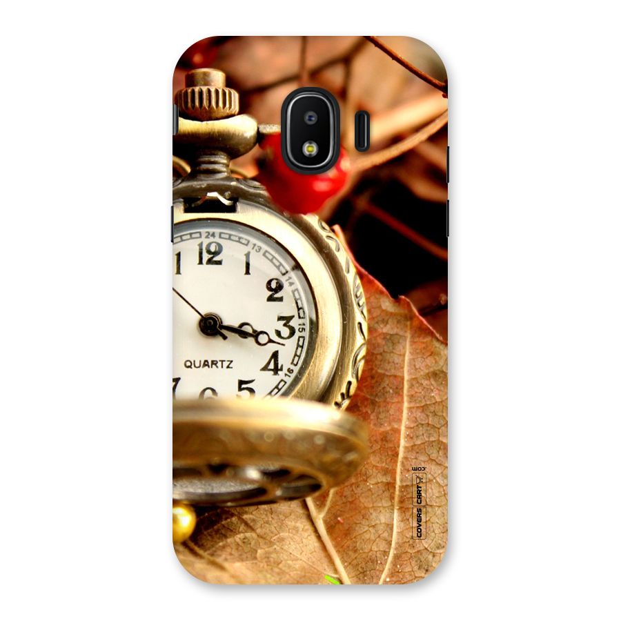 Cherry And Clock Back Case for Galaxy J2 Pro 2018