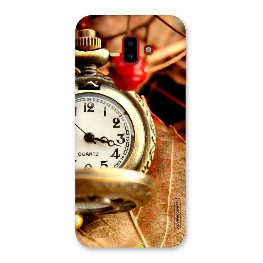 Cherry And Clock Back Case for Galaxy J6 Plus