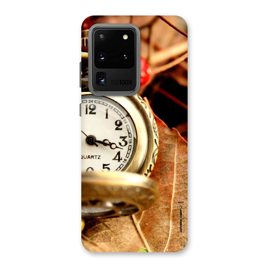 Cherry And Clock Back Case for Galaxy S20 Ultra