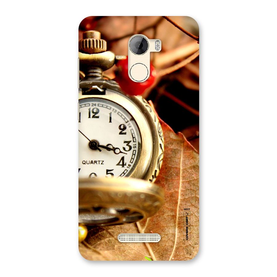 Cherry And Clock Back Case for Gionee A1 LIte