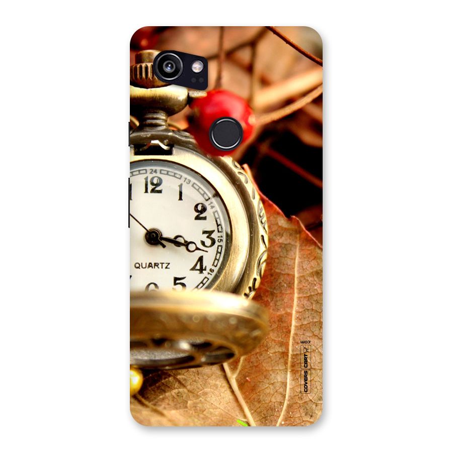 Cherry And Clock Back Case for Google Pixel 2 XL