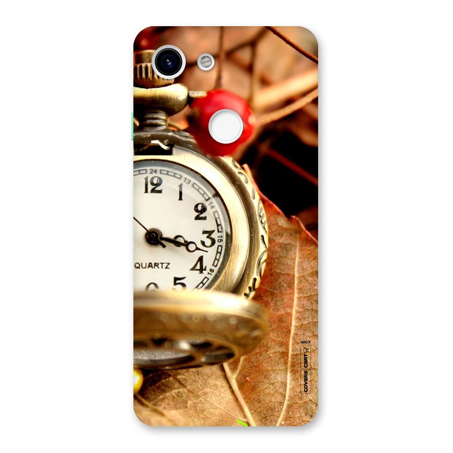 Cherry And Clock Back Case for Google Pixel 3