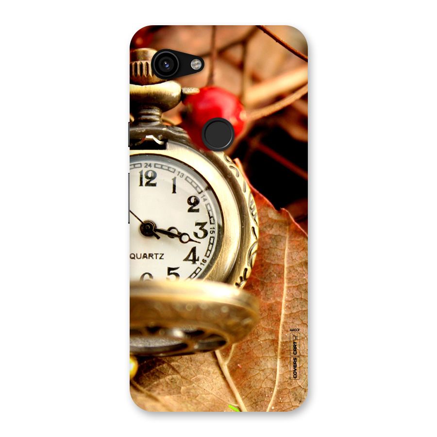Cherry And Clock Back Case for Google Pixel 3a