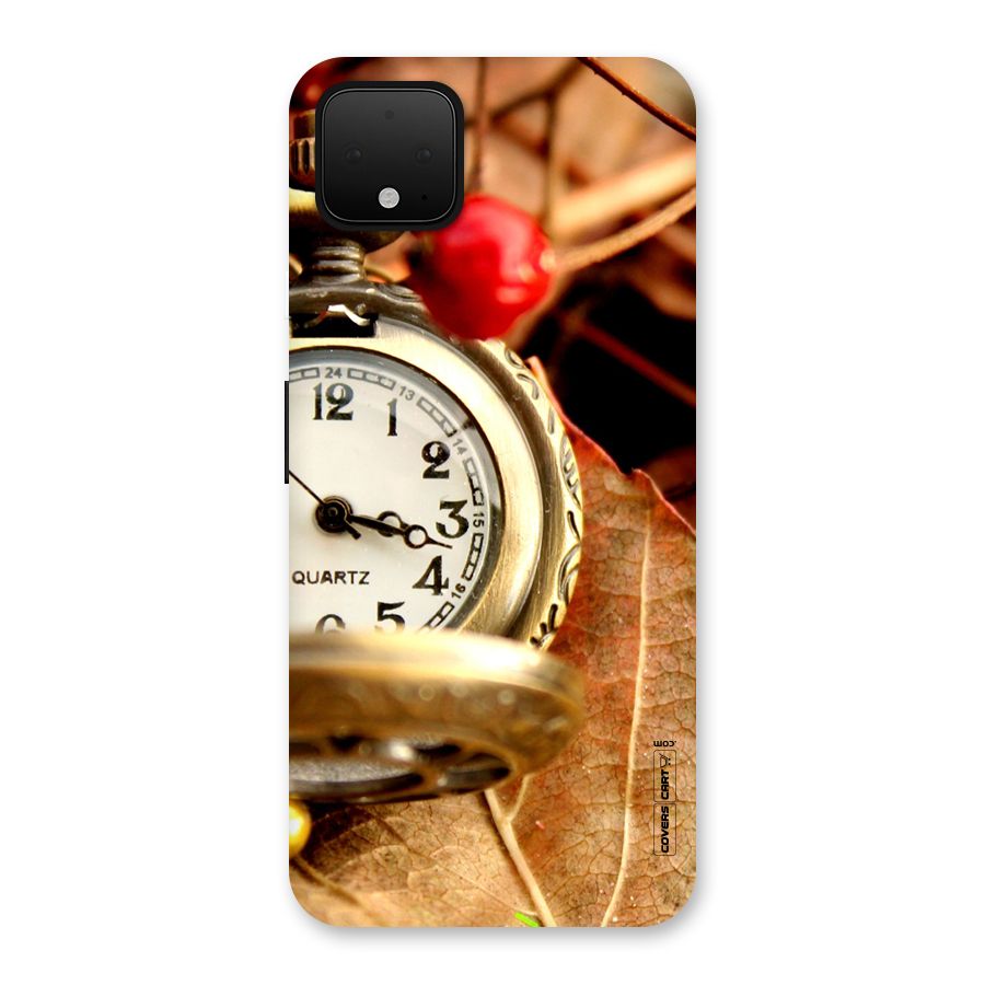 Cherry And Clock Back Case for Google Pixel 4 XL