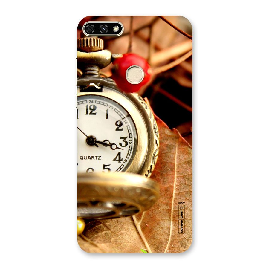 Cherry And Clock Back Case for Honor 7A