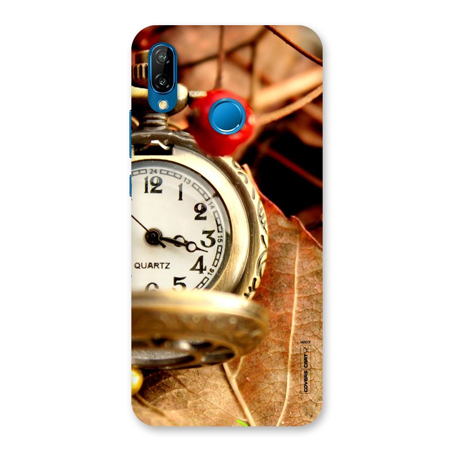 Cherry And Clock Back Case for Huawei P20 Lite