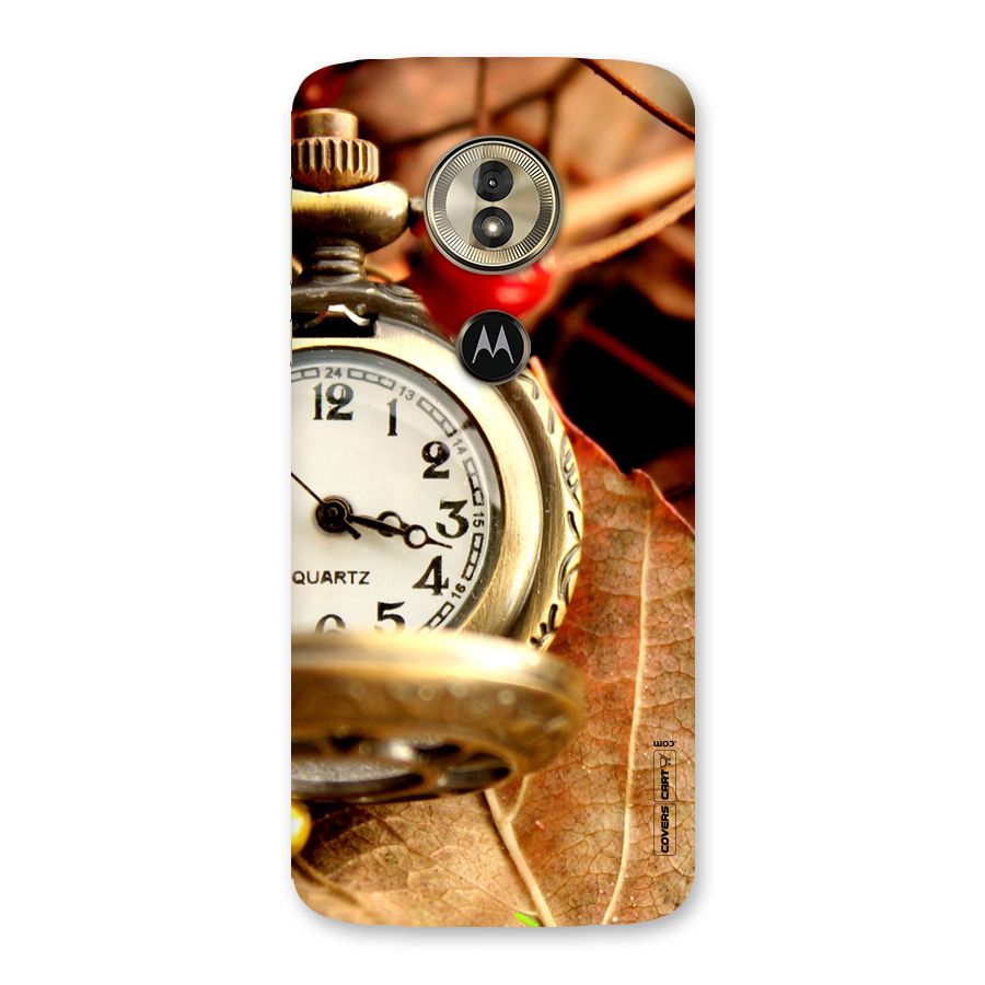 Cherry And Clock Back Case for Moto G6 Play