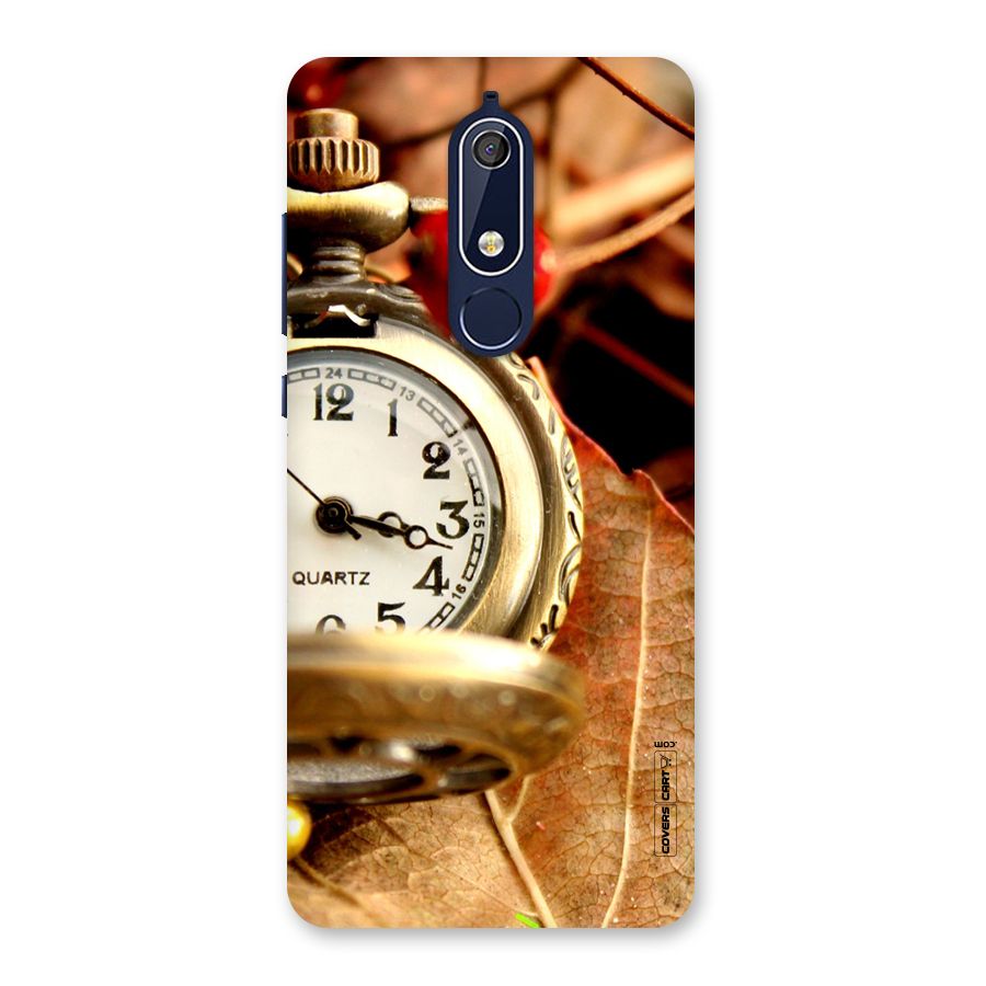 Cherry And Clock Back Case for Nokia 5.1