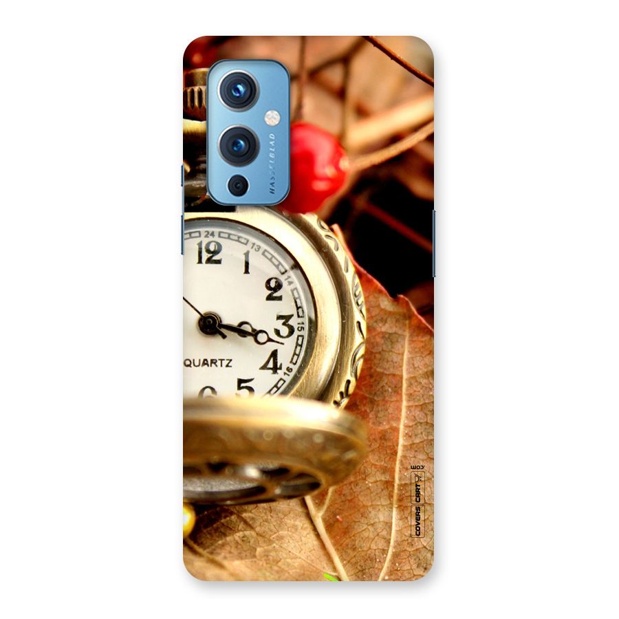 Cherry And Clock Back Case for OnePlus 9
