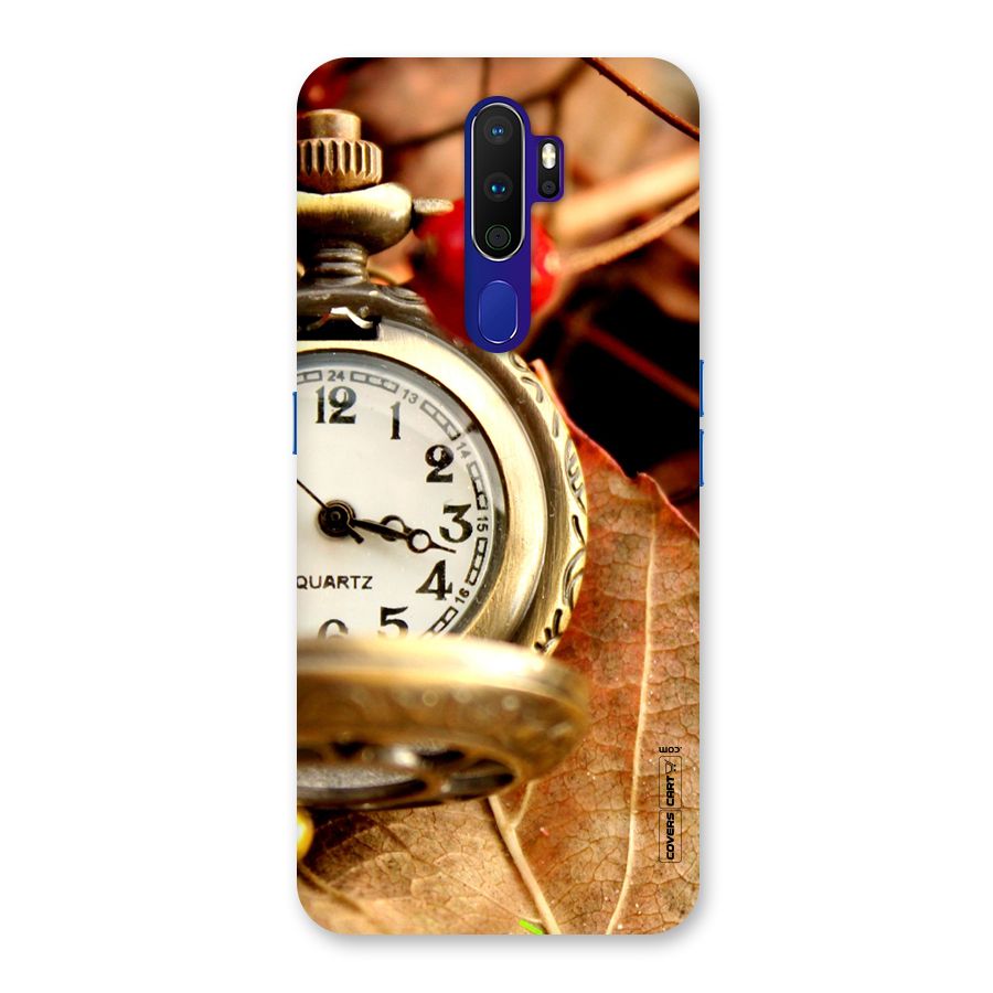 Cherry And Clock Back Case for Oppo A9 (2020)