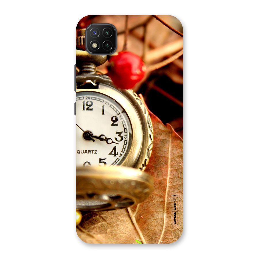 Cherry And Clock Back Case for Poco C3