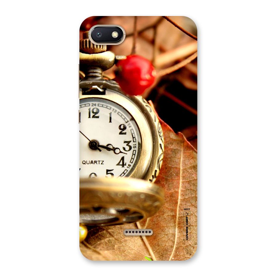 Cherry And Clock Back Case for Redmi 6A