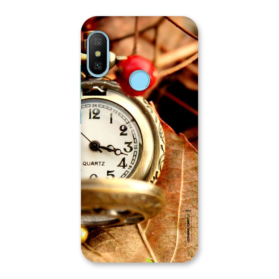 Cherry And Clock Back Case for Redmi 6 Pro