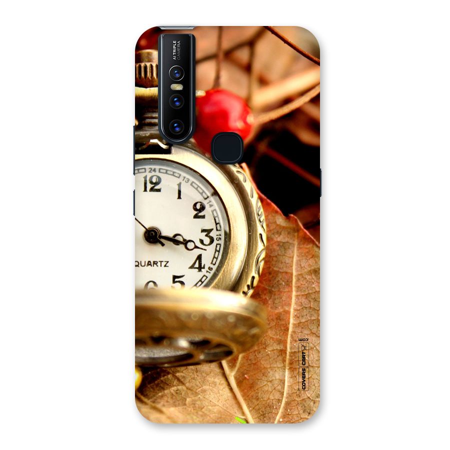 Cherry And Clock Back Case for Vivo V15