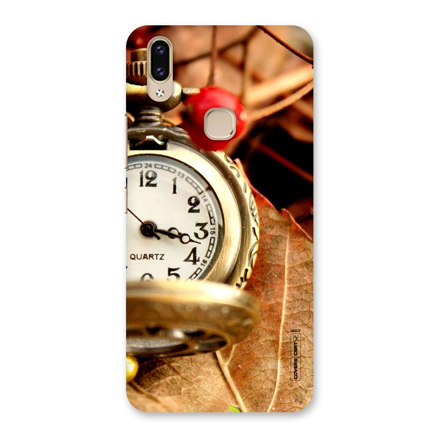 Cherry And Clock Back Case for Vivo V9 Youth