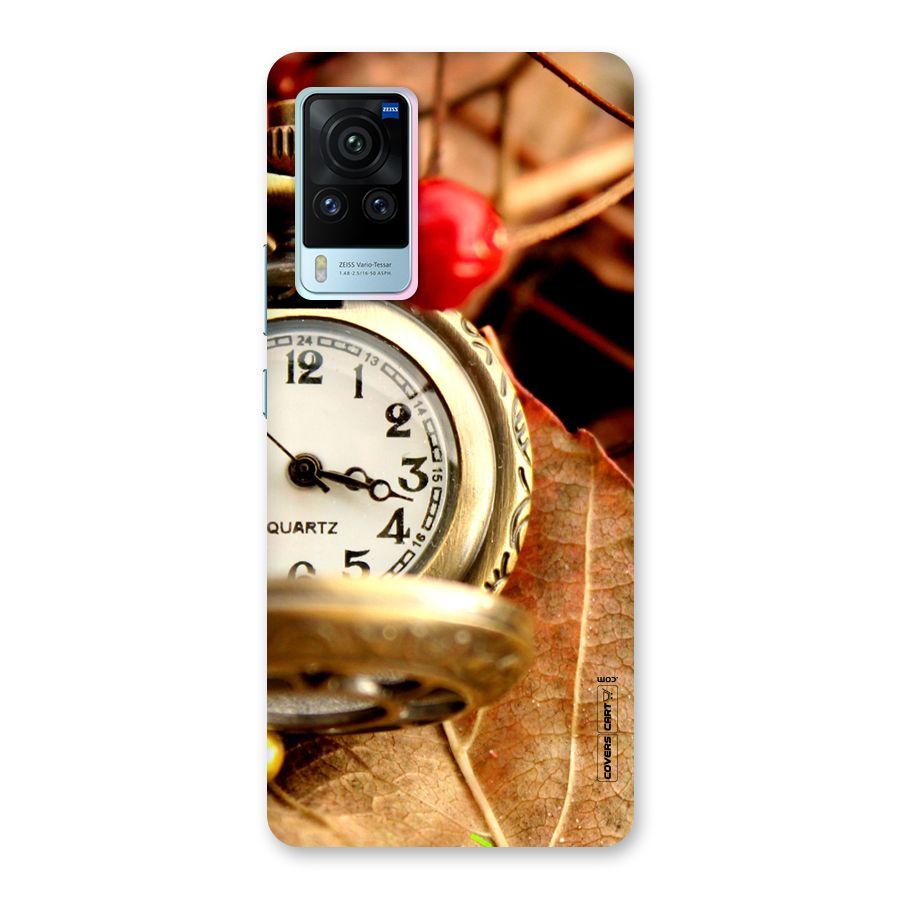 Cherry And Clock Back Case for Vivo X60 Pro