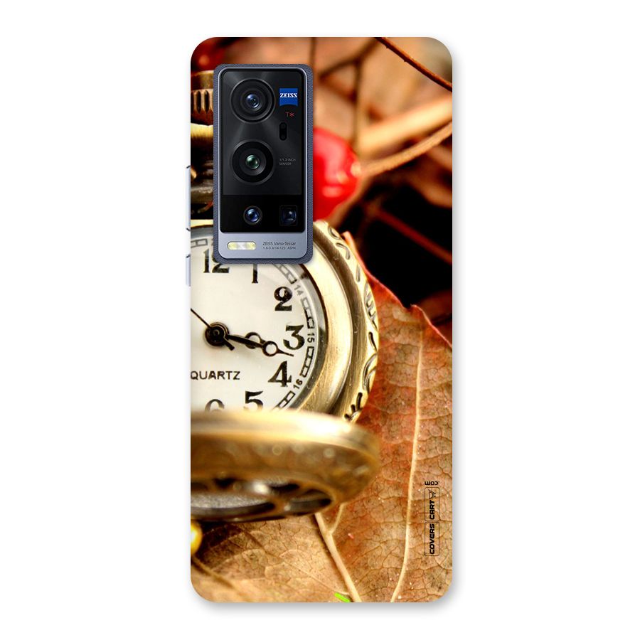Cherry And Clock Back Case for Vivo X60 Pro Plus
