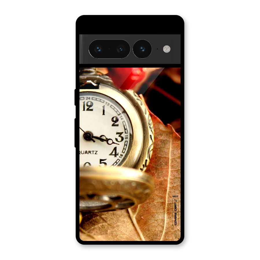 Cherry And Clock Glass Back Case for Google Pixel 7 Pro