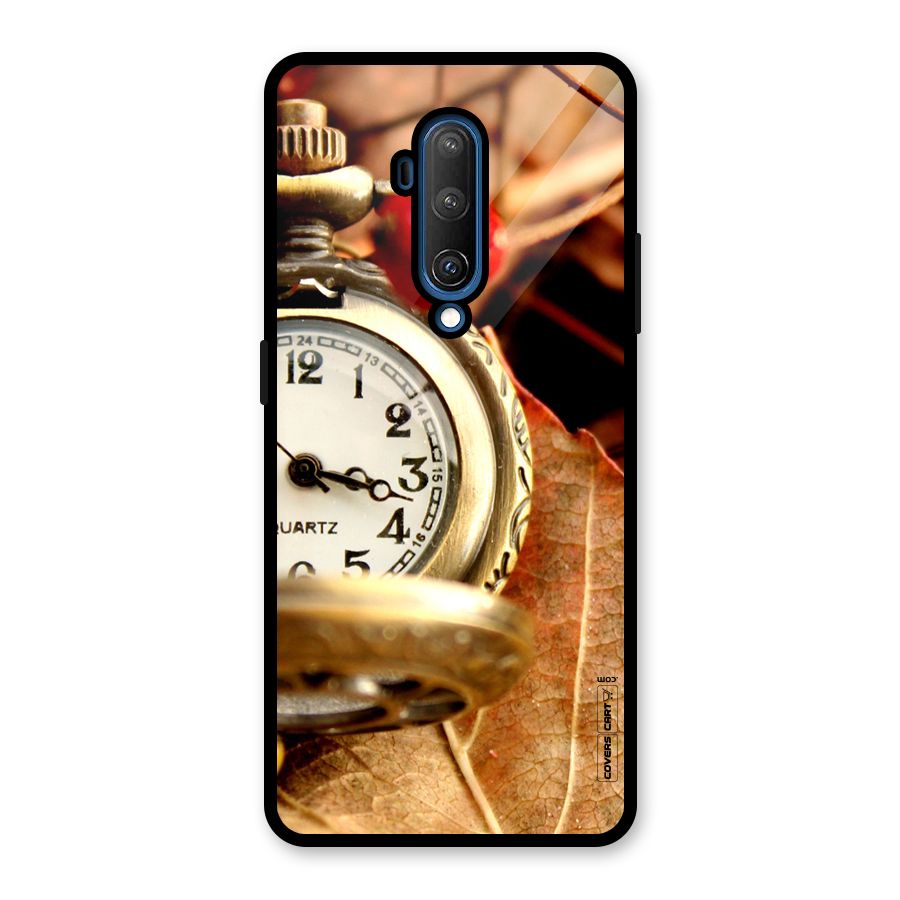 Cherry And Clock Glass Back Case for OnePlus 7T Pro