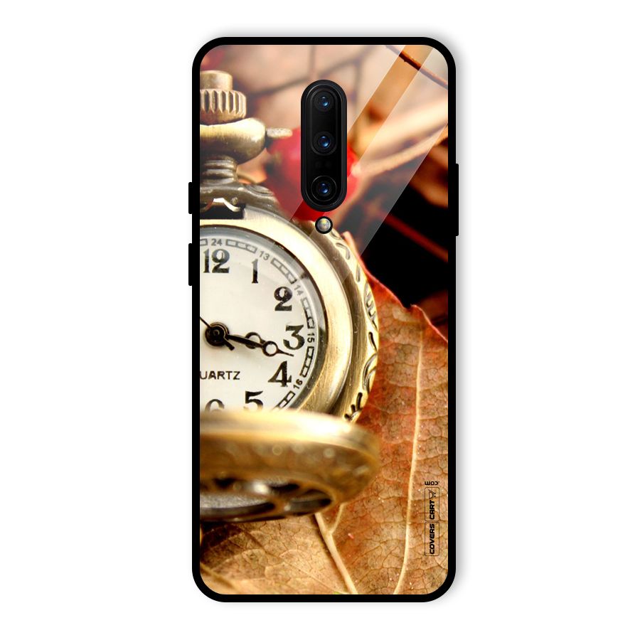 Cherry And Clock Glass Back Case for OnePlus 7 Pro