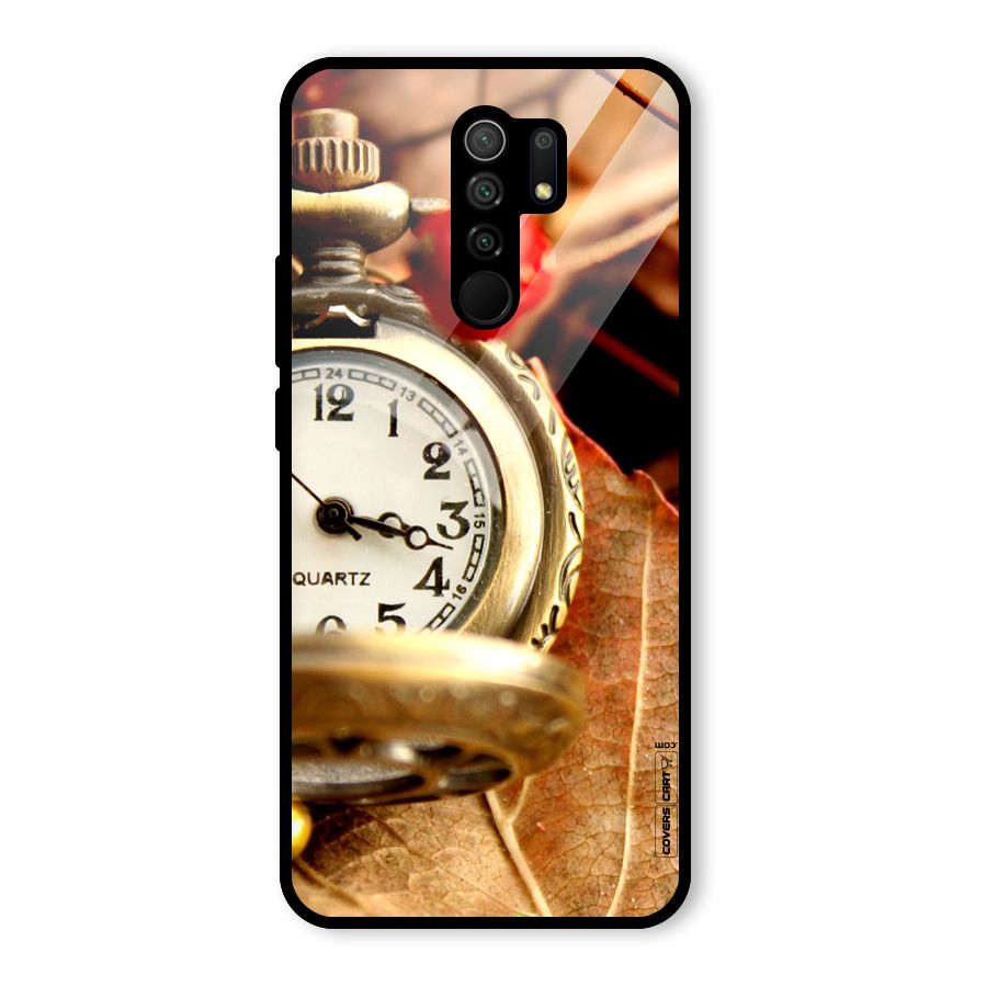Cherry And Clock Glass Back Case for Poco M2