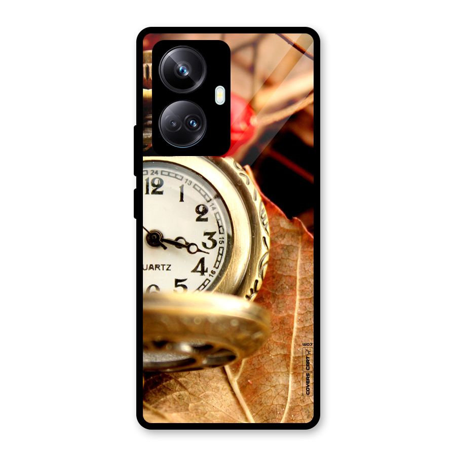 Cherry And Clock Glass Back Case for Realme 10 Pro Plus