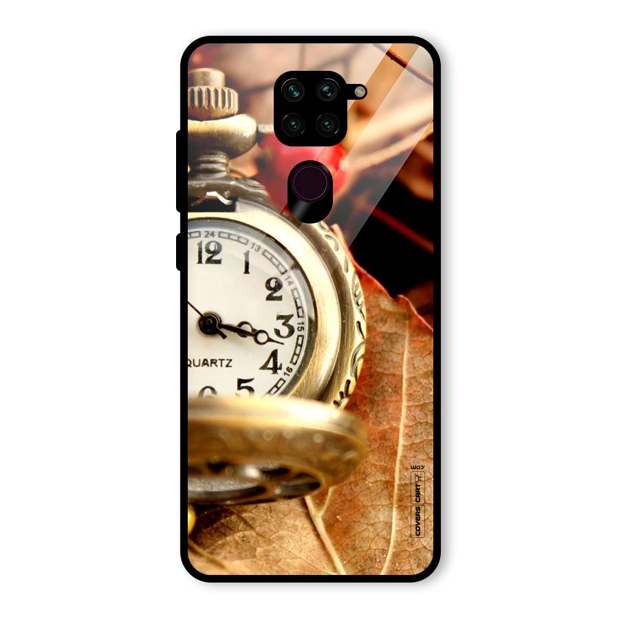 Cherry And Clock Glass Back Case for Redmi Note 9