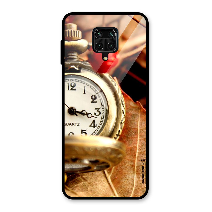 Cherry And Clock Glass Back Case for Redmi Note 9 Pro