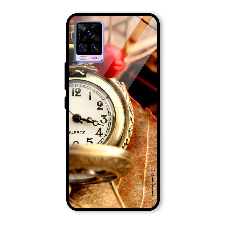 Cherry And Clock Glass Back Case for Vivo V20 Pro