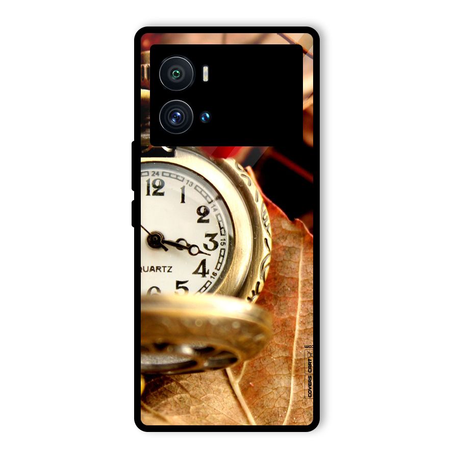 Cherry And Clock Glass Back Case for Vivo iQOO 9 Pro
