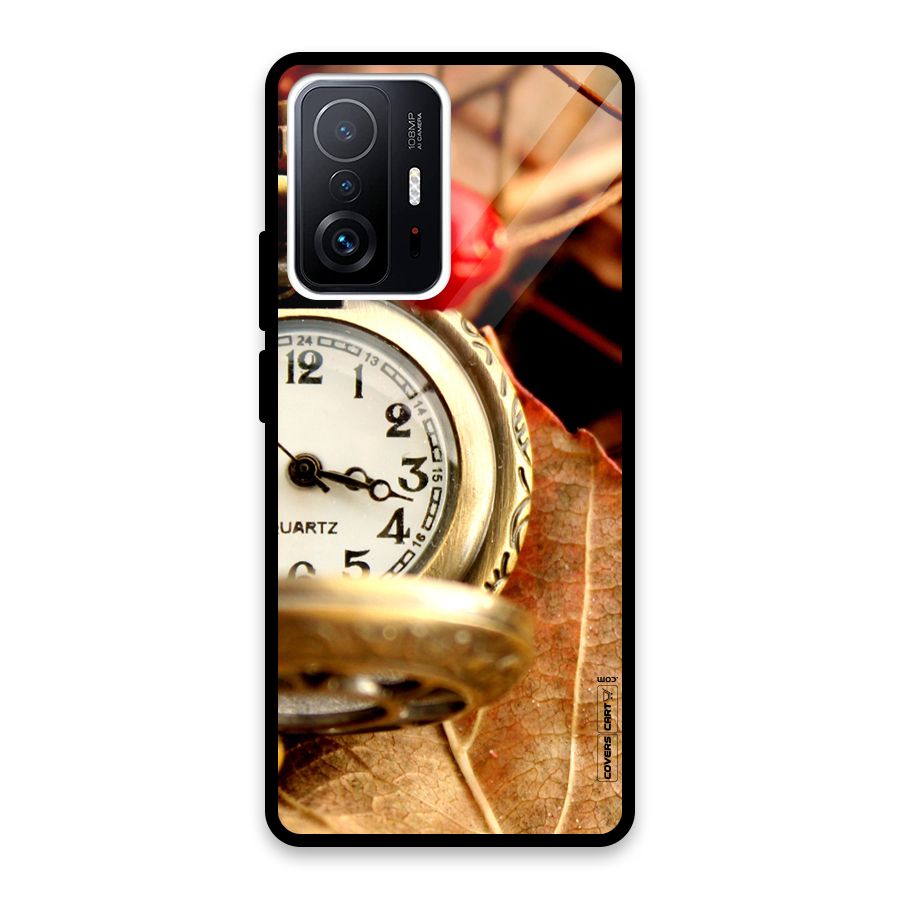 Cherry And Clock Glass Back Case for Xiaomi 11T Pro