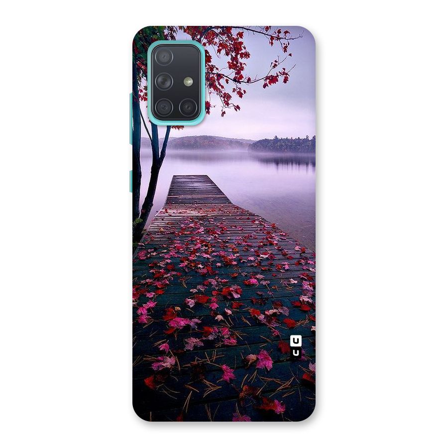 Cherry Blossom Dock Back Case for Galaxy A71