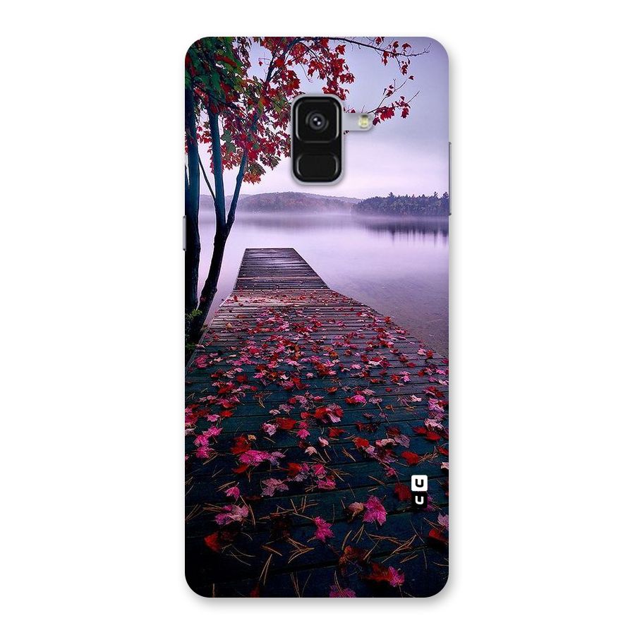 Cherry Blossom Dock Back Case for Galaxy A8 Plus