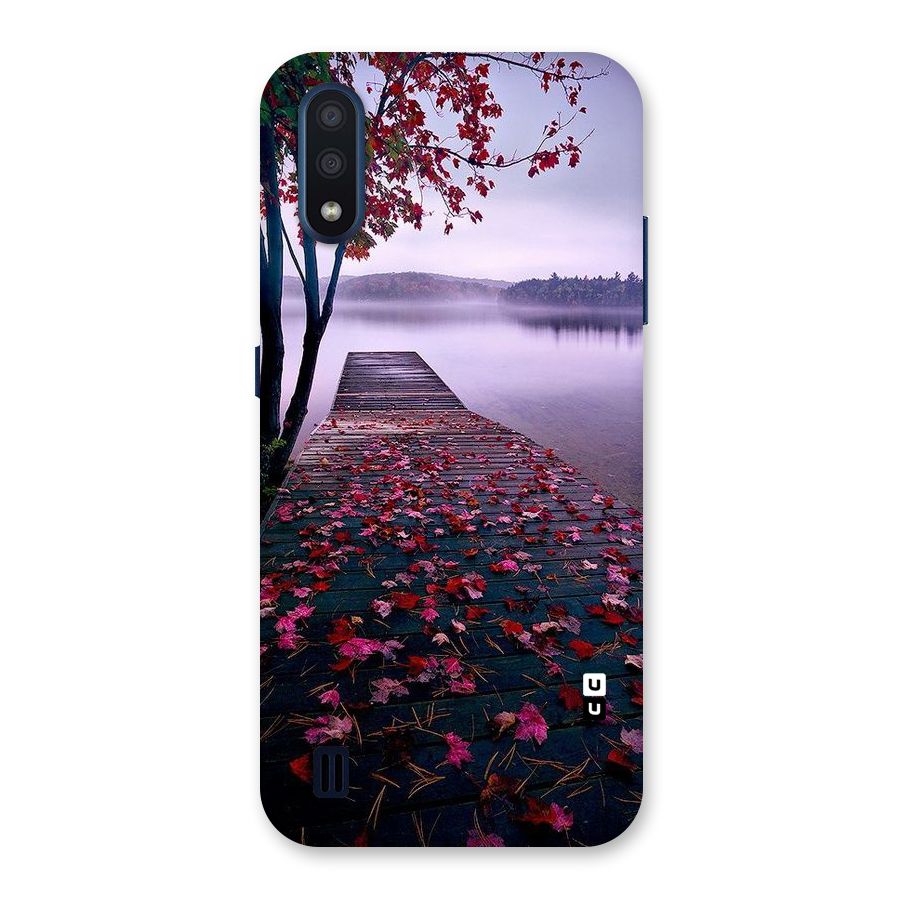 Cherry Blossom Dock Back Case for Galaxy M01